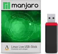 USB-Live Stick: Linux Manjaro Gnome 64Bit 32 GB USB 3.0