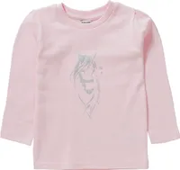 Boley Basic Langarmshirt rosa Pferd 128