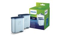 Philips Saeco Aqua Clean Kalk- und Wasserfilter für Kaffeevollautomaten, bis zu 5000 Tassen, 2 Stück (CA6903/22)
