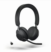 Jabra Evolve2 65 Stereo UC + stacja ładująca. USB-C. bezprzewodowy. czarny