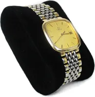 Uhrenkissen Armbandkissen Schmuckkissen Velourstoff schwarz