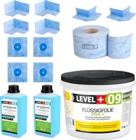 Zestaw do Hydroizolacji Folia w Płynie 12kg Taśma uszczelniająca 20mb Środek Gruntujący Łazienka Prysznic Level+ SET71
