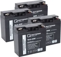 Ersatzakku für RBC11, RBC55 AGM Batterie 12V 20Ah (4 Akkus)