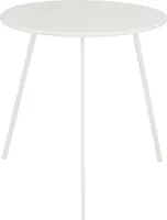 Mica Decorations Seatle Beistelltisch für draußen - H50 x Ø50 cm - Metall - Weiß