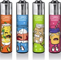 Clipper Feuerzeuge - 4er Set: Freezing