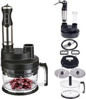 Camry Blender CR 4623 Ruční mixér, 1600 W, variabilní rychlost, turbo režim, sekáček, drcení ledu, černý
