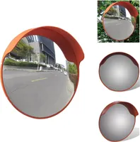 vidaXL Dopravní zrcadlo Convex PC plastic Orange 45 cm Outdoor - Dopravní značky