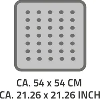 RIDDER Duscheinlage Antirutschmatte Plattfuß 54×54 cm Weiß 67281