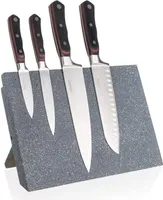 Magnettafel, Magnetische Messertafel, Kunststoff Granite Grau 30x21,5 cm