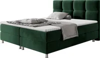 MIRJAN24 Boxspringbett Dave, Stilvoll Doppelbett mit zwei Bettkästen, Matratze und Topper (Farbe: Fresh 13, Größe: 160x200 cm)