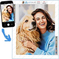 ARTULIO Diamond Painting Eigenes Foto - 30x40cm  5D Diamant Painting Personalisiert