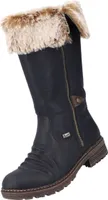 Rieker Winterstiefel Damen 31363731343736 Schwarz 38 EU