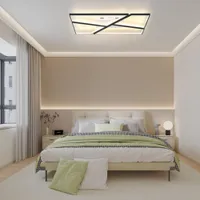 LED Deckenleuchte Deckenlampe Dimmbar Rechteckig mit Fernbedienun für Schlafzimmer Wohnzimmer