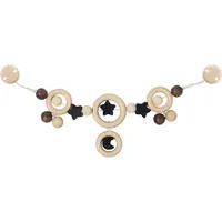Kinderwagenkette Mond und Sterne mit Clips