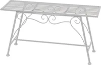 Gartenbank LORIN Bank Terrasse Balkon Weiß