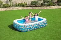 Bestway® Family Pool Happy Flora 229 x 152 x 56 cm, eckig