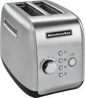 KitchenAid 5KMT221ESX 2-Scheiben-Toaster Auftaufunktion Aufwärmfunktion Bagel-Funktion Warmhaltefunktion Krümelschublade 1.100 Watt Edelstahl