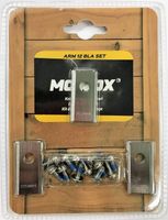 Mowox® ARM 12 BLA SET Mähroboter Messer-Set bestehend aus 12 Messern Kohlenstoffstahl 0,9 mm inkl. Schrauben