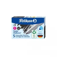 Pelikan Tintenroller-Patronen eco für Pelikano/Twist schwarz 5 Patronen