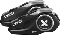 Interkom Bluetooth pro přilby motocyklů, připojení až 6 jezdců, dosah 1000 m, G2P-2PC