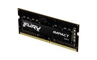 Kingston FURY Impact - 8 GB - 1 x 8 GB - DDR4 - 3200 MHz - 260-pin SO-DIMM - Schwarz