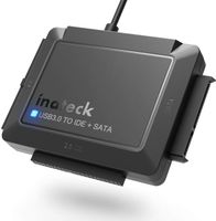 Inateck IDE SATA to USB 3.0 Adapter für 2.5/3.5 Zoll HDD/SSD Festplatten, mit 12V/2A Stromversorgung