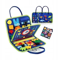 MONTESSORI SENZORICKÁ VZDELÁVACIA KAZETA PRE DETI Manipulačná doska