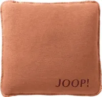 JOOP! Zierkissen ohne Füllung Uni-Doubleface Farbe Kupfer-Granat Größe 50 x 50cm