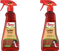 Poliboy Lederreiniger Sprühflasche, 2er Set - 750ml, Inhalt jeweils 375ml, Reinigung & Pflege