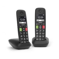 E290 Duo schwarz Schnurloses Telefon