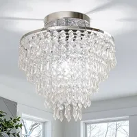 Chrom KronleuchterKristall Deckenleuchten Deckenleuchten,Flush Mount,für Flur Esszimmer Kinderzimmer