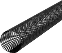 INEFA Laubschutzgitter Dachrinnen Laubschutz, PVC 125-180mm, 2m, Schwarz Laubfang Dachrinnenabdeckung Dachrinnenzubehör  Germany