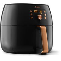 Philips Airfryer XXL Smart Sensing Heißluftfriteuse, 1.4 kg, LCD Display, Memory-Funktion, Schwarz (HD9867/90)