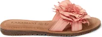 Lazamani Zinnia Damen Leder-Pantoletten Coral Größe 39