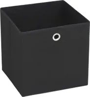 vidaXL Aufbewahrungsboxen 10 Stk. Vliesstoff 32 x 32 x 32 cm Schwarz