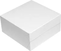 10x Kuchenkarton - Tortenkarton 30x30x10cm weiß