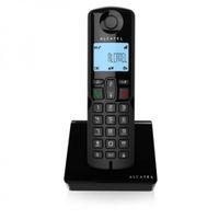 Alcatel S250, schwarz, Festnetztelefon, Großtastentelefon, Freisprechfunktion
