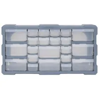 viaczásuvkový organizér vidaXL s 22 zásuvkami 49x16x25,5 cm