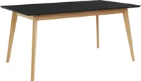 Esstisch 160 cm in Schwarz / Eiche