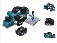 Makita DKP 181 F1 Akku Hobel Falzhobel 82 mm 18 V Brushless + 1x Akku 3,0 Ah - ohne Ladegerät