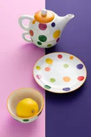 Manahee Design | Mehrfarbiges Porzellan | 10,6 x 10,6 x 6,5 cm | 2er-Set Schalen