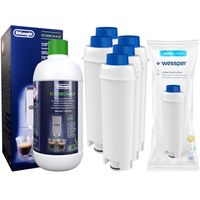 DeLonghi EcoDecalk Entkalker+ 5 Wasserfilter von Wesper kompatible mit DeLonghi ECAM Magnifica S 23.210.B