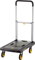 Stanley Klappbarer Plattformwagen PC517 - Max. 120KG - Aluminium - 68 x 41 x 8 CM - Für Jobs, Reisen und Umzüge - Gelb/Schwarz