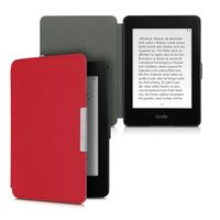 kwmobile Hülle kompatibel mit Amazon Kindle Paperwhite - Nylon eReader Schutzhülle Cover Case (für Modelle bis 2017) - Rot
