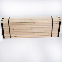 Rollrost aus Zirbenholz 140x200 cm 300kg Gurtband montiert