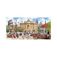 Panoramatické puzzle Castorland - Nádhera Říma, 4000 dílků