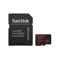 SanDisk Ultra microSDXC 128GB Class 10 UHS-I Speicherkarte + SD-Adapter für Microsoft, Nokia, Motorola, Xiaomi, Oppo, Phicomm