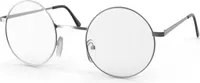 1x Weihnachtsmannbrille Nikolausbrille Brille Nikolaus rund für Nikolauskostüm, Weihnachtsmannkostüm - Verkleidung