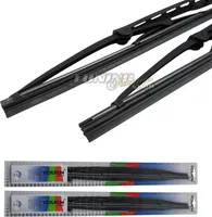2x gumowy metalowy wspornik wycieraczek szyby przedniej Premium CLASSIC SET w rozmiarach 550/400 mm