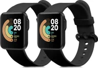 kwmobile 2x Sportarmband kompatibel mit Xiaomi Mi Watch Lite / Redmi Watch Armband - Fitnesstracker Band Set aus TPU Silikon